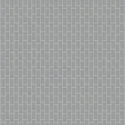 MOSAIC ARTISAN PLUS GREY GLOSSY 2X4 FLAT (11.5X11.5 SHEET)