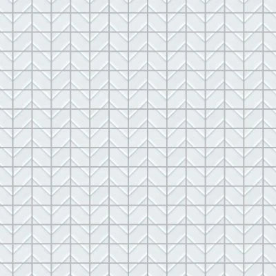 KUMITO WHITE CHEVRON MOSAIC 12X16-CER