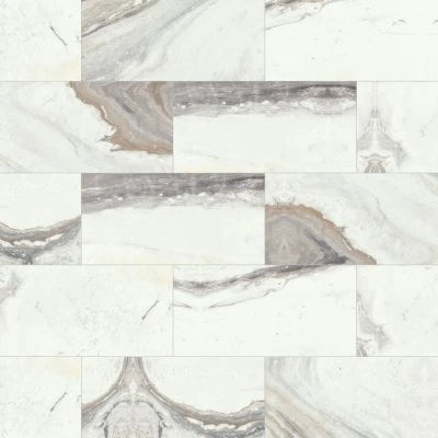 Eclessia Marble Volakas, Rectangle, 12X24, Honed