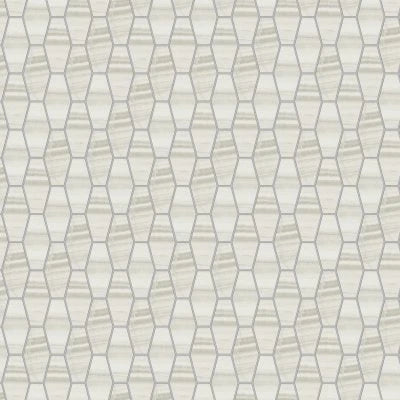 Onyx Milk Natural Elongated Hex Mosaic