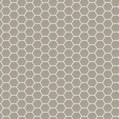 VIBRANT CREAM HEXAGON 5X6 (WALL ONLY)