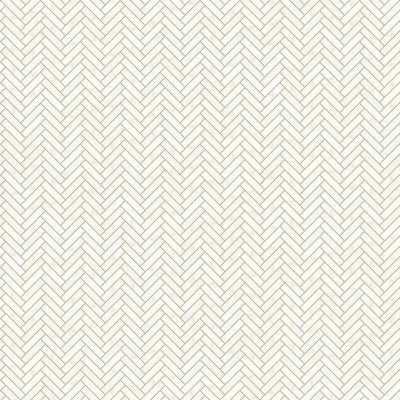 Magnifica 1" x 4" Honed Herringbone Porcelain Mosaic Tile in Luxe White