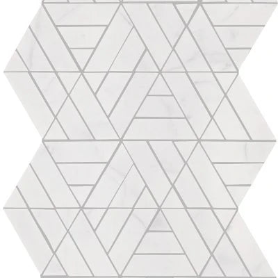 Perfit Mosaix Saran White, Trifecta, Straight Edge, Polished
