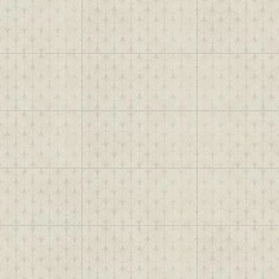 Wave 12" x 24" Honed Fan Deco Porcelain Tile in Ice