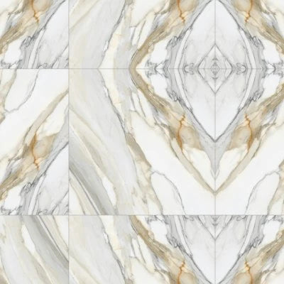 Magnifica The Thirties 30" x 30" - 8mm Honed Porcelain in Calacatta Macchia