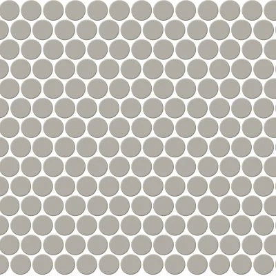 Keystones Desert Gray, Penny Rounds, Matte