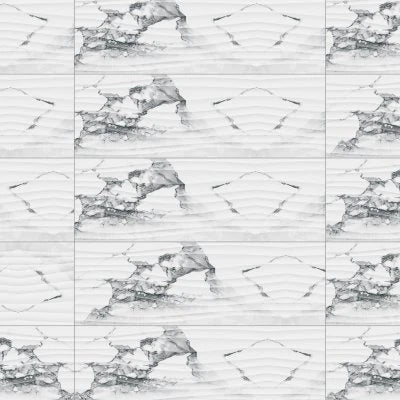 CRASH BLANCO GLOSSY 12X36 WAVE RECT. (WALL ONLY) 14.53 SQ'F PER BOX