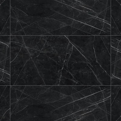 Gemma 24" x 48" Honed Porcelain Field Tile in Notte