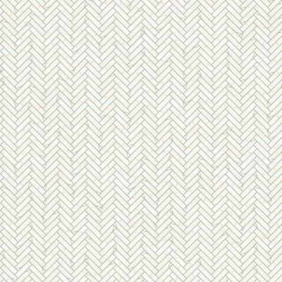 Magnifica 1" x 4" Honed Herringbone Porcelain Mosaic Tile in Calacatta Oro