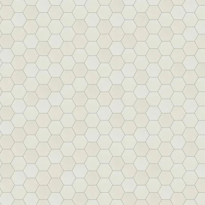 Celine 4" Hexagon Matte Porcelain Floor & Wall Tile in White