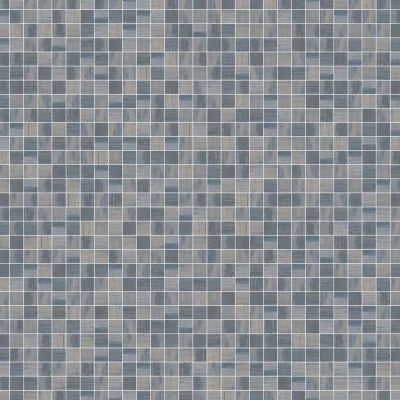 Fossil Blue 2x2 Mosaic Natural