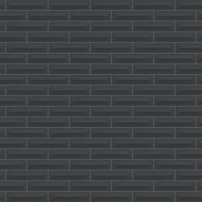 ESTASI PEAK BLACK GLOSSY 3X12-CER (26 PC/CT)