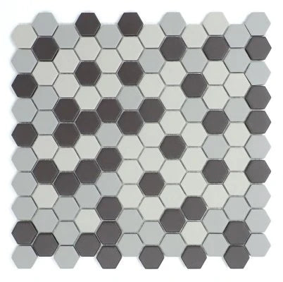 SOURCE DARK BLEND 1IN HEX MOSAIC 11X11-POR