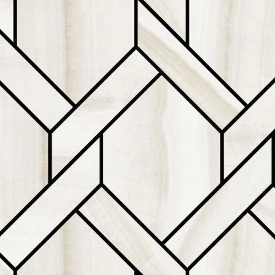 Onyx Milk Natural rope Mosaic