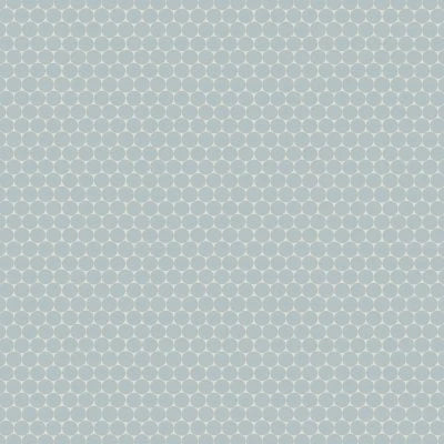 Marin 2" Penny Round Matte Porcelain Mosaic in Misty Blue