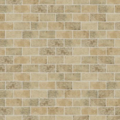 Brickwork Atrium, Rectangle, 4X8, Distressed, Matte