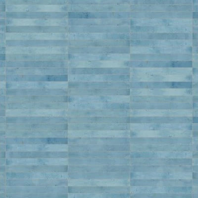 Chroma 2" x 18" Glossy Porcelain Field Tile in Sky