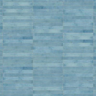 Chroma 2" x 18" Glossy Porcelain Field Tile in Sky