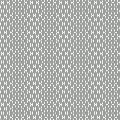 MOSAIC ARTISAN PLUS GREY GLOSSY ELONGATED HEXAGON (11X10.5 SHEET)