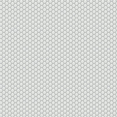 CONFETTI II HEX WHITE MOSAIC ON 12X12-POR