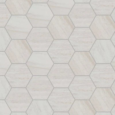 Bellagio Light Natural Hex Mosaic