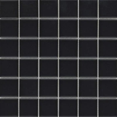 CATCH BLACK MATTE 2X2 MOSAIC 12X12-POR