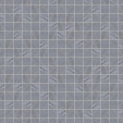 Prati 4" x 4" Honed Porcelain Mosaic in Breccia Grey