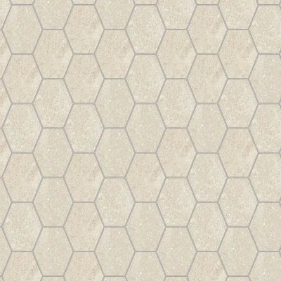 MOSAIC AUSTRAL IVORY HEXAGON (8X10 SHEET)