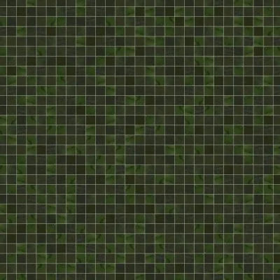 Zagora 2" x 2" Glossy Zellige Mosaic Tile in Vert Mousse