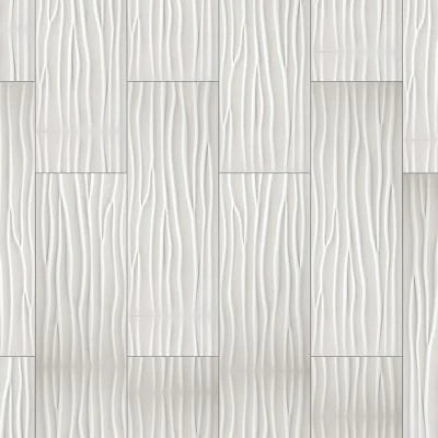 Glaciar White 12X36 Glossy
