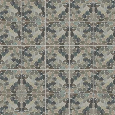 Waterbrook Jumbo Sliced Pebble Mosaic in Grey Mix