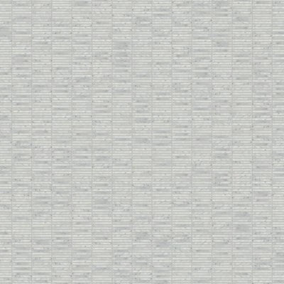 Monet Honed Marble Mosaic 3 Tile in White Carrara