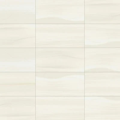 Linear Stone 12" x 24" Honed Porcelain Field Tile in Beige