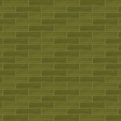 Artcrafted Fern, Rectangle, 3X12, Hand Crafted, Glossy