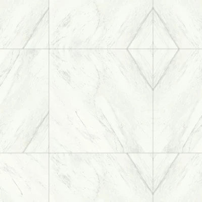 Magnifica The Thirties 30" x 30" - 8mm Polished Porcelain Tile in Luxe White