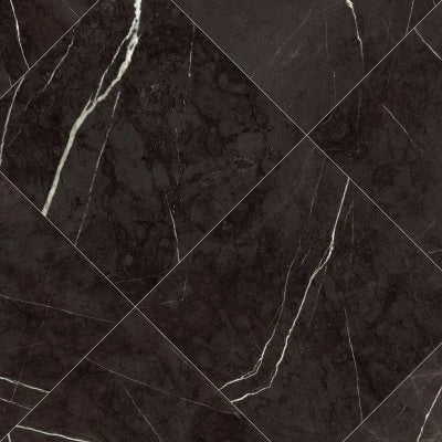 Marble Attache Nero, Square, 32X32, Matte