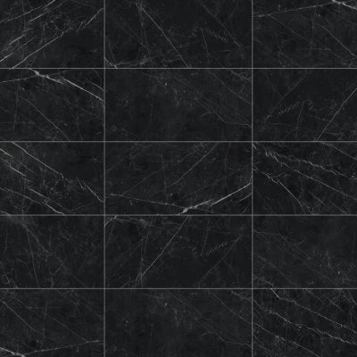 Gemma 12" x 24" Polished Porcelain Field Tile in Notte
