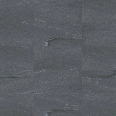 Urban 2.0 12" x 24" Floor & Wall Tile in Raven Black