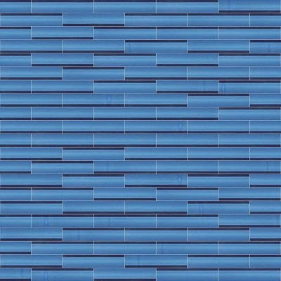 Color Wave Twilight Blue, Rectangle, 2X12, Glossy