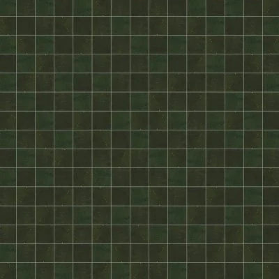 Zagora 4" x 4" Glossy Zellige Field Tile in Vert Mousse