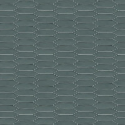 Reine 3" x 12" Picket Pattern Matte Ceramic Wall Tile in Gentlemen Grey