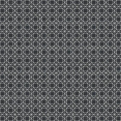Monet Honed Marble Mosaic 2 Tile in Nero Marquina