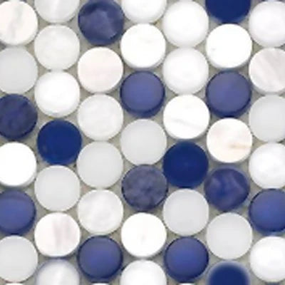 Sobe Marine Penny Round Mosaic