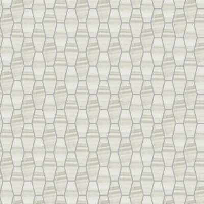 Onyx Milk Polished Elongated Hex Mosaic