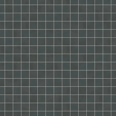 Wave 4" x 4" Honed Porcelain Mosaic Tile in Coal