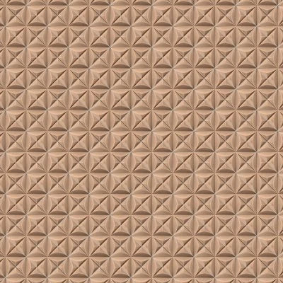 GeoMetal - Bronze, Floret, 6X6, Satin