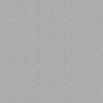 Allora 7.5" x 12.75" Rhomboid Matte Porcelain Tile in Solid Grey