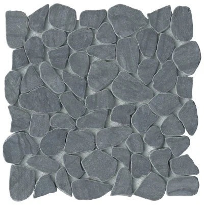 CULTURA BLACK HONED MOSAIC 12X12-PEB