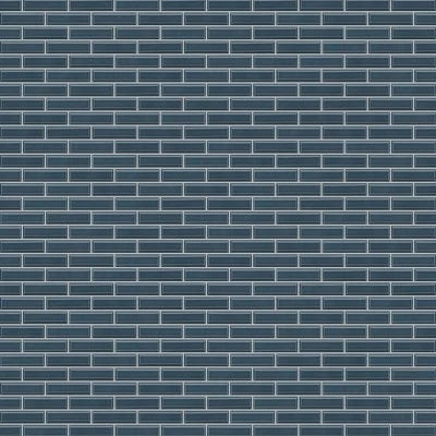 KINETIC BLUE GLOSSY BEVELLED MOSAIC 11X12-CER