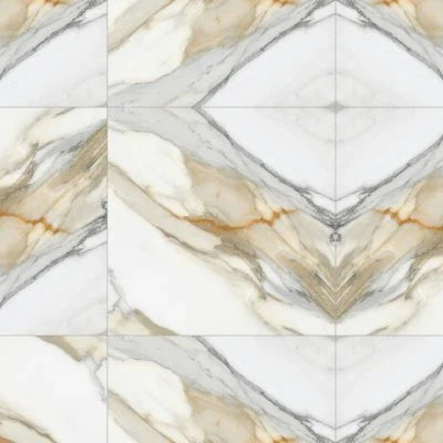 Magnifica The Thirties 30" x 30" - 8mm Polished Porcelain in Calacatta Macchia Vecchia